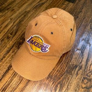 Los Angeles Lakers X Carhartt Classic Tan Strap-back Baseball Cap